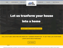 Tablet Screenshot of cartercustomconstruction.com